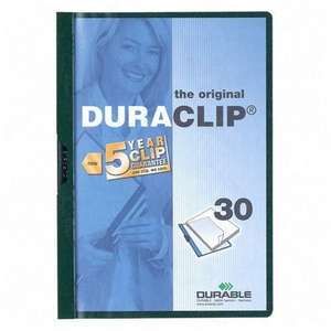 Durable Office 2203tg Durable Duraclip Report Cover   Letter   8.5 X 