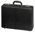Executive Expandable Leather Attache Case   Black $150  