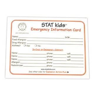  STAT KIDS Emergency Cards, 5 pack Explore similar items