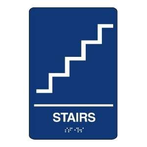  Seton Standard Braille Stairs Gray 8620Pg0609B Health 