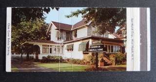  Cochran & Son Funeral Home 2327 Holmden Ave. Cleveland OH Matchbook