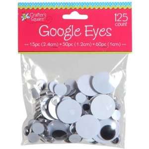   Google Eyes   3 size assortment   125 Count Arts, Crafts & Sewing
