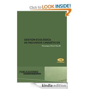 Gestión ecológica de recursos cinegéticos (Spanish Edition) V 