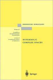 Hyperbolic Complex Space, (3642083390), Shoshichi Kobayashi, Textbooks 