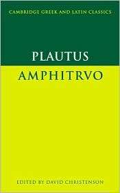 Plautus Amphitruo, (0521459974), Plautus, Textbooks   