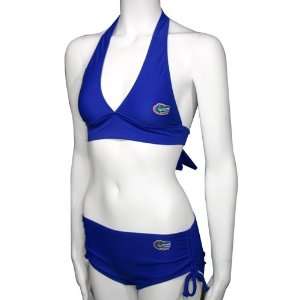  Florida Gators Royal Blue Ladies Halter Bikini Sports 