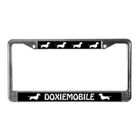 Wirehaired Dachshund Dachshund License Plate Frame by  