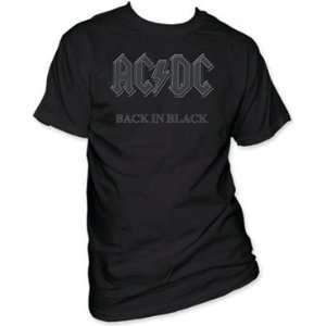  AC/DC T Shirts Back in Black