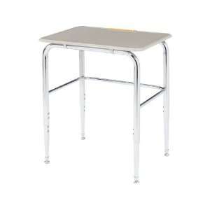  Academia Adjustable Height Hard Plastic School Desk with U 