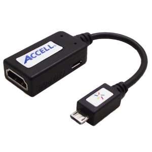  Accell J135B 001B MHL (Micro USB) to HDMI Adapter for 