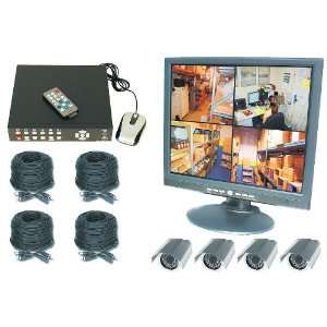   Channel Wired Digital Video Recording Complete System 