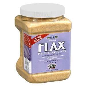  Flax USA Pre Ground True Cold Milled Flax Seed   40 OZ 