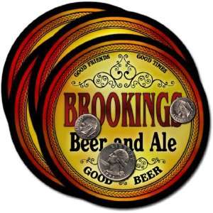  Brookings, SD Beer & Ale Coasters   4pk 
