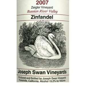  2007 Joseph Swan Zinfandel Russian River Valley Zeigler 