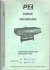 PZ FERTILIZER SPREADER VIBRAX 400 600 800 OPERATORS MANUAL & PARTS 