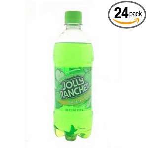 Jolly Rancher Green Apple Soda, 20 Ounce (Pack of 24)  