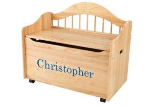 Personalized Limited Edition Toy Box Natural Kidkraft  