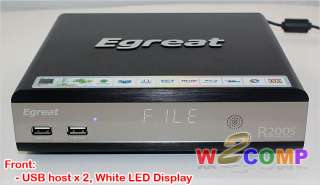Egreat R200S 3D FullHD 1080p HDMI 1.4 Blu Ray ISO Media Player Realtek 