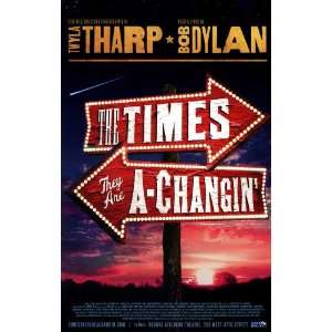  The Times They Are A Changin Poster Broadway Theater Play 