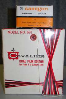 Vintage Dual Film Editor With Universal Splicer S2971  