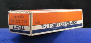 Lionel No 6454 Erie Box Car Box Only  