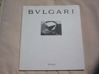 Bvlgari Watches watch folder written in English  