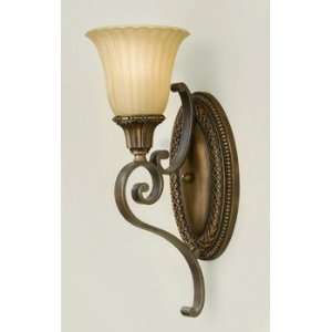Murray Feiss Lighting WB1418FG/BRB Wall Sconce, Firenze Gold/British 