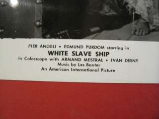 Pier Angeli White Slave Ship 1961 Ship Deck Still(2Q)  