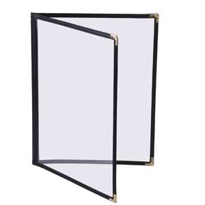 30 MENU COVERS 8 1/2X14 DOUBLE 2 FOLD 4 VIEW RESTAURANT  