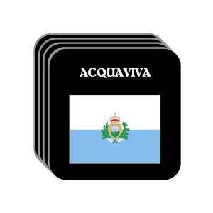  San Marino   ACQUAVIVA Set of 4 Mini Mousepad Coasters 