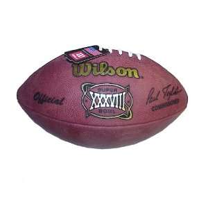  Wilson Official NFL Super Bowl 38 Logo Football Sports 