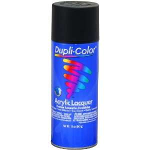    Color DAL1607 Flat Black General Purpose Acrylic Lacquer   12 oz