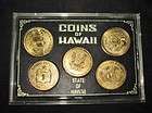 Set of 5 COINS OF HAWAII, Mint in Box, Maui, Hilo, Kauai, Honolulu 