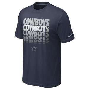  Nike Adults Dallas Cowboys Blockbuster Short Sleeve T 