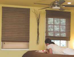 Bamboo Woven Wood Shades up to 36w x 96h  