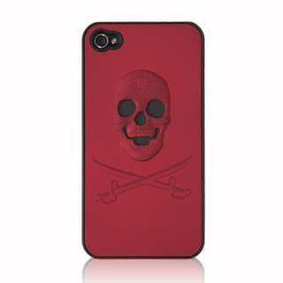 Hard Skull Skeleton 3D Design Case Cover Skin for iphone 4/4G/4th in 