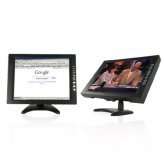 12 Inch LCD Touch Screen Monitor for Computers, TV + DVD Player