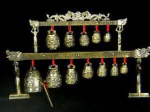 12 Rare Chinese Old Long bell musical instruments  