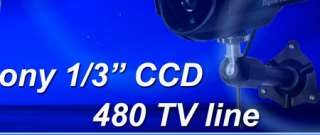 Sony 1/3 CCD IR Array 480TV Line Outdoor CCTV Camera  