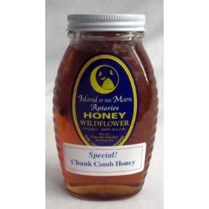 California WildFlower Comb Honey   16oz Grocery & Gourmet Food