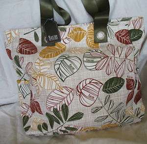 KRISTINE NEW PURSE NATURAL CASUAL TOTE LARGE FLORAL NWT  