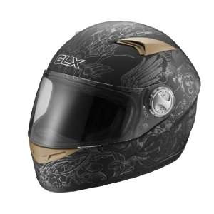   Face Motorcycle Street Helmet Matte Black Reaper X Large Automotive