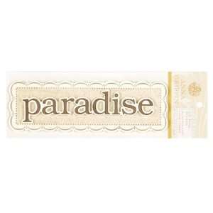  Anna Griffin Calisto 3 D Title Sticker Paradise By The 