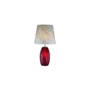  Calix Table Lamp 25.75 H Lite Source LS 20850RED