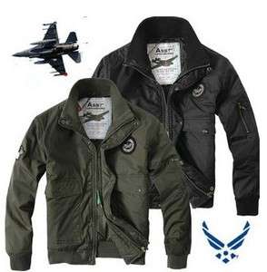NEW MENS MA1 US AIR FORCE PILOT ARMY WORK BOMBER JACKET AVIATOR 2 