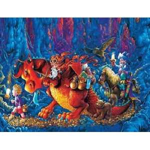  Wizards in the Woodlands GLOW 100pc Puzzle Toys & Games