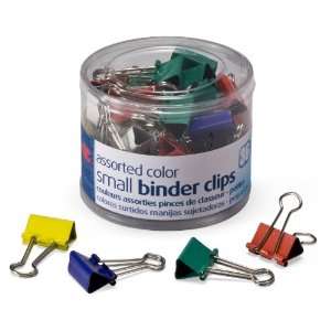  OfficemateOIC Small Binder Clips, Assorted Colors, 36 