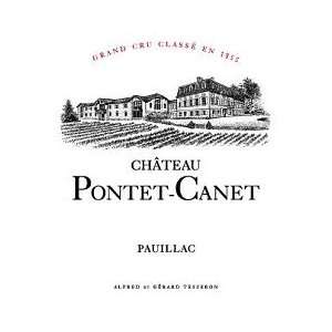 Chateau Pontet canet Pauillac 2008 750ML Grocery 