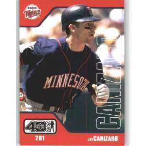  2002 Upper Deck 40 Man #375 Jay Canizaro   Minnesota Twins 
