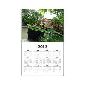  Canal du Midi Ship 2012 One Page Wall Calendar 11x17 inch 